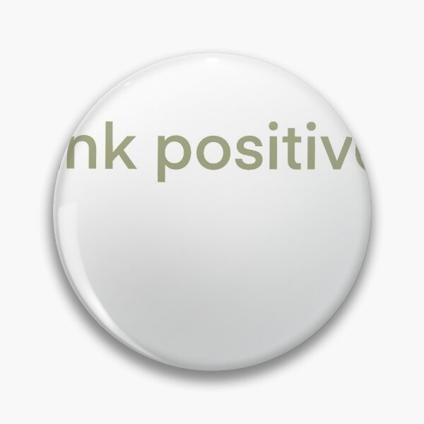 Item preview, Think positively green sticker, simple designed and sold by mollyhenrikson.