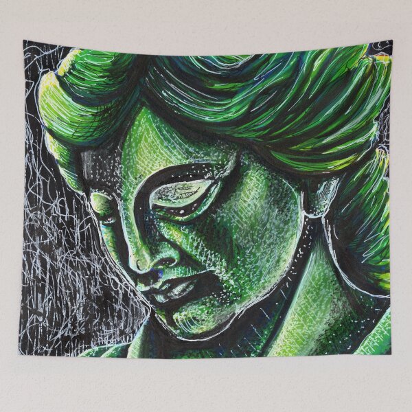 Item preview, Green Lady designed and sold by KLoganArt.
