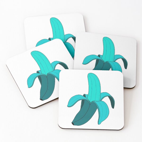 Item preview, Peeling banana turquoise  designed and sold by shtem.