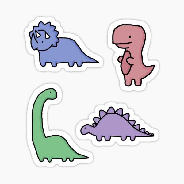 Cute Dino’s Sticker