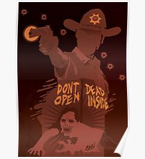 The Walking Dead Satirical Fan Art - Rick Poster