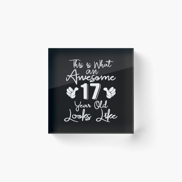 Item preview, This is What an Awesome 17 Year Old Looks Like - 17th Birthday Gift  designed and sold by meedTee.