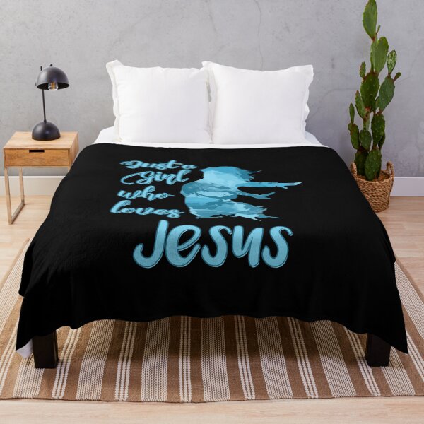Item preview, Just a Girl who Loves Jesus designed and sold by DeesDeesigns.