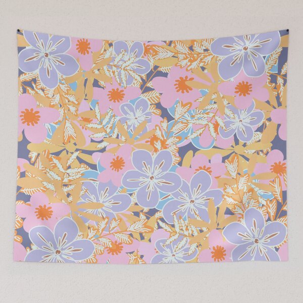 Item preview, Pretty flowers - pastel colours designed and sold by Urvashi Patel.