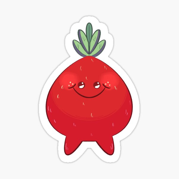 "Strawberry man" Sticker by grosss Redbubble