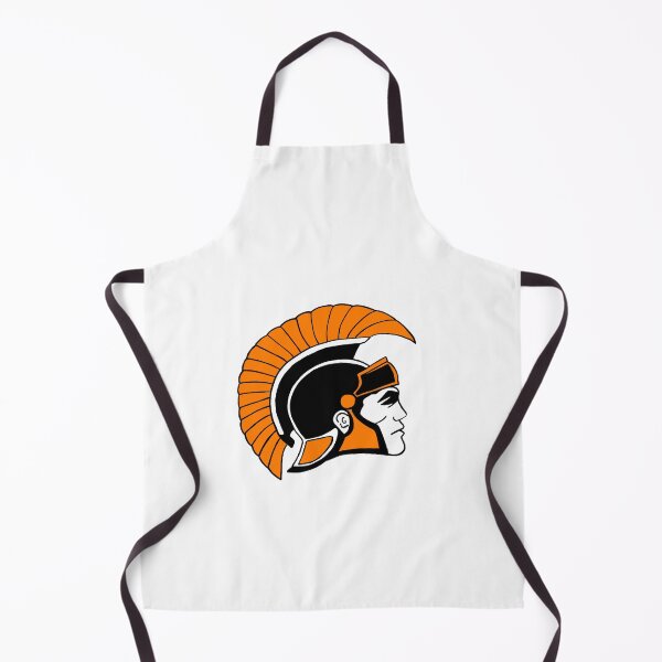 Item preview, Orange and Black Trojan Head designed and sold by Candace Offman.