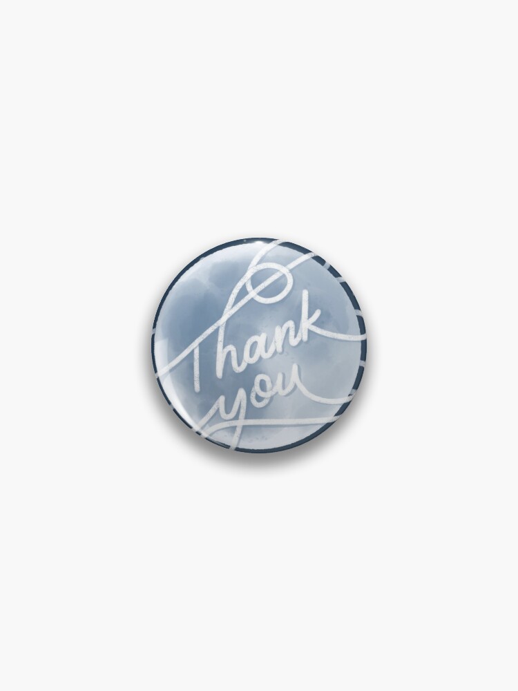 Thumbnail 1 of 3, Pin, Thank You Moon designed and sold by inking-green.
