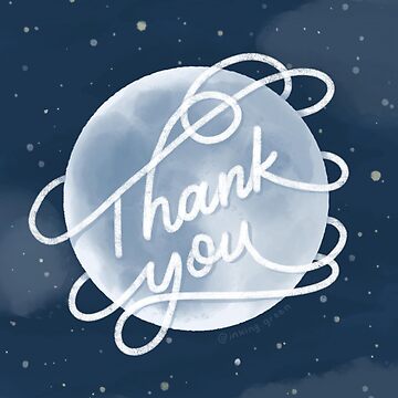 Artwork thumbnail, Thank You Moon by inking-green