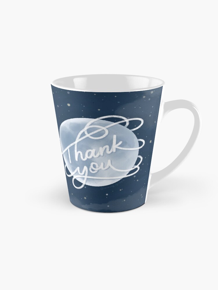 Thumbnail 1 of 4, Coffee Mug, Thank You Moon designed and sold by inking-green.