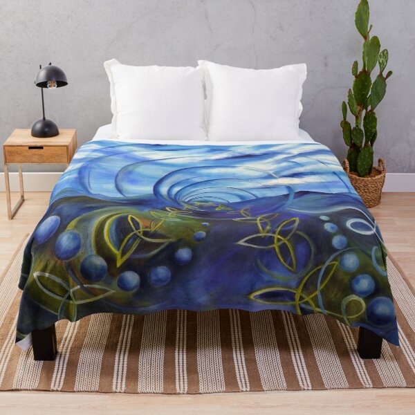 Item preview, Throat of Helix Painting designed and sold by SpiralCanvasArt.