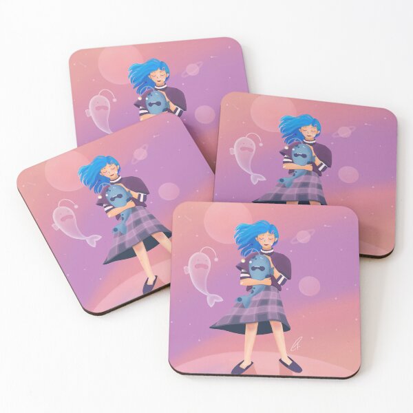 Item preview, Imaginative design - girl with frogfish designed and sold by KiwiBrush.