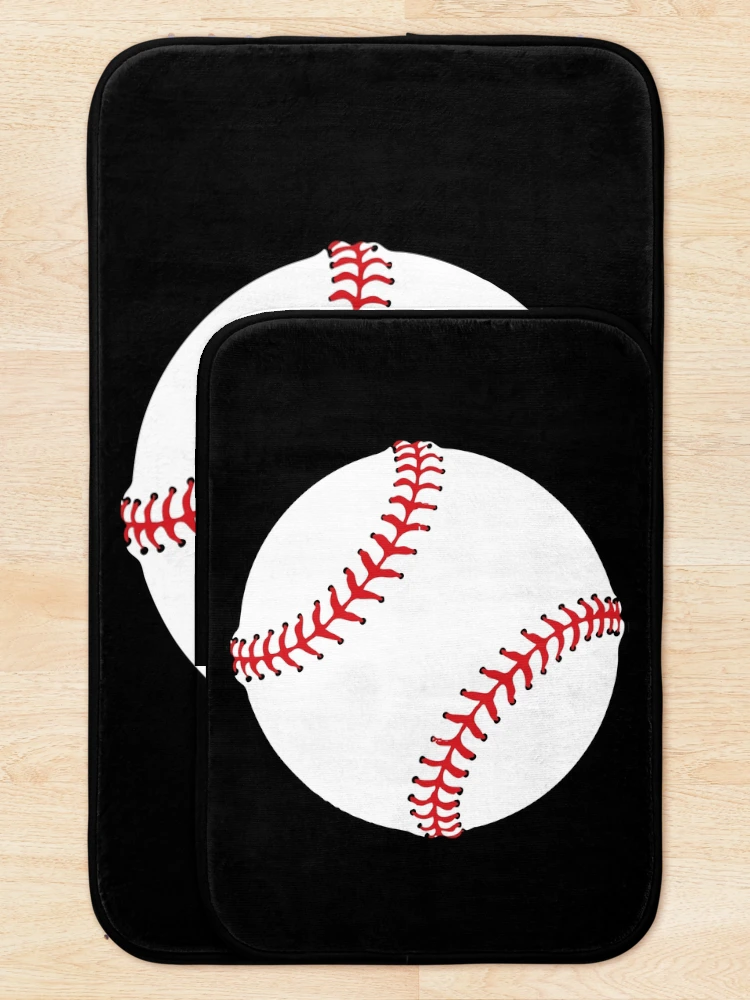 Thumbnail 5 of 6, Bath Mat, Baseball Fans Pattern designed and sold by AutonomousN.