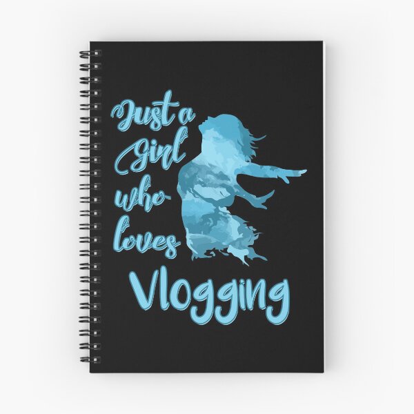 Item preview, Just a Girl who Loves Vlogging designed and sold by DeesDeesigns.