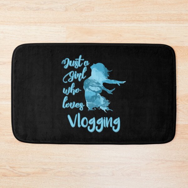 Item preview, Just a Girl who Loves Vlogging designed and sold by DeesDeesigns.