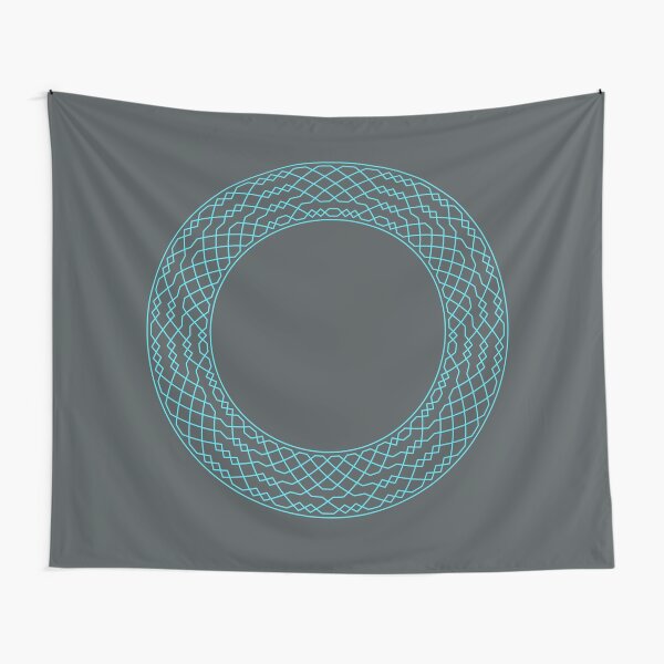 London Surprise Major Method Wreath — Blanket (Blue) Tapestry