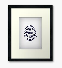 Darth Vader Framed Print
