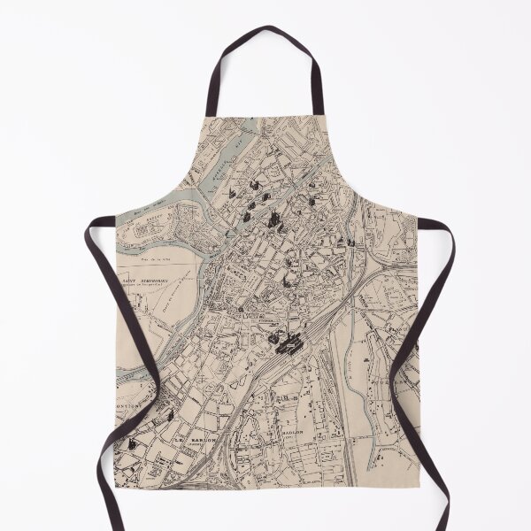Item preview, Vintage Map of Metz France (1943) designed and sold by BravuraMedia.