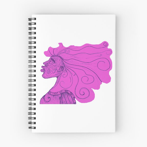 Item preview, pink curly haired black girl designed and sold by SunahCreates.