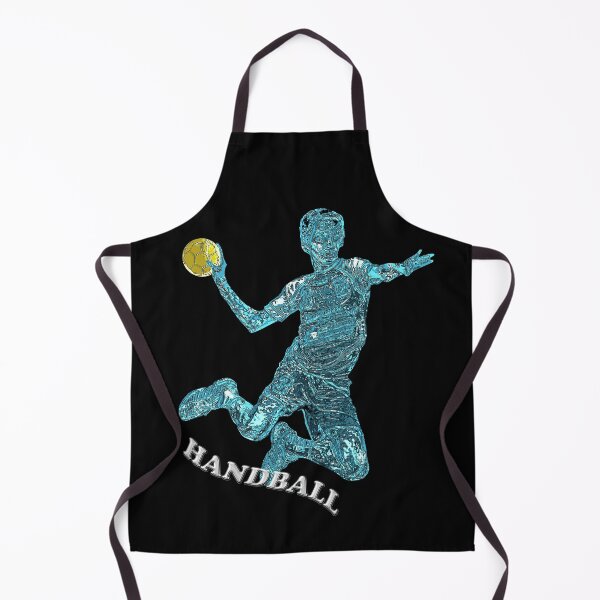 Item preview, Handball player blue silhouette designed and sold by Astralia.