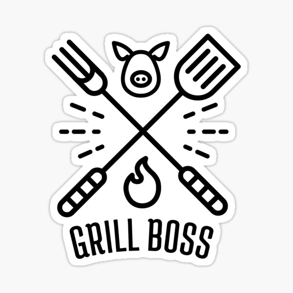 Grill Boss Sticker