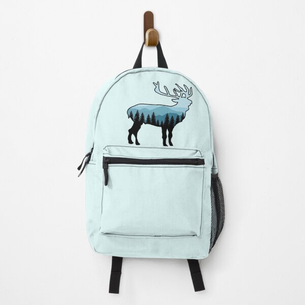 Item preview, Teal deer / moose in the forest designed and sold by colleenm2.