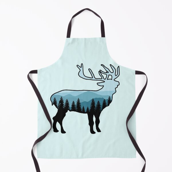 Item preview, Teal deer / moose in the forest designed and sold by colleenm2.