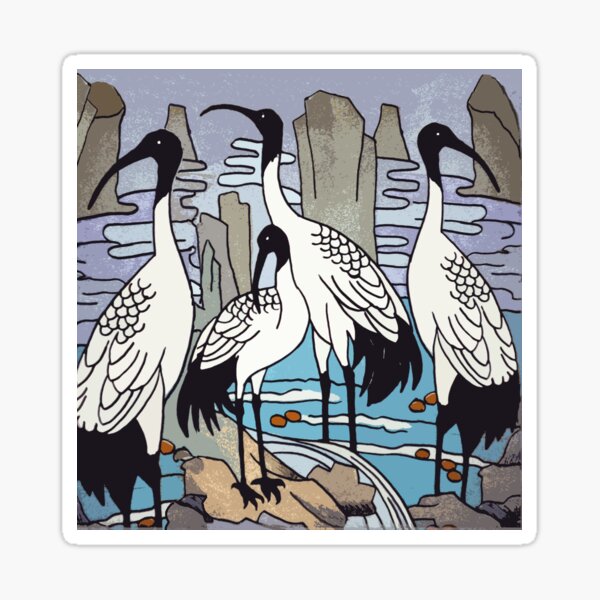 The Water Garden, Annie Day Australia Sticker