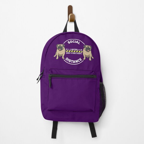 Item preview, LingLing 4 Pug Social Distance - Purple designed and sold by LingLing-Me.