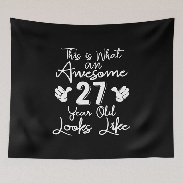 Item preview, This is What an Awesome 27 Year Old Looks Like - 27th Birthday Gift  designed and sold by meedTee.