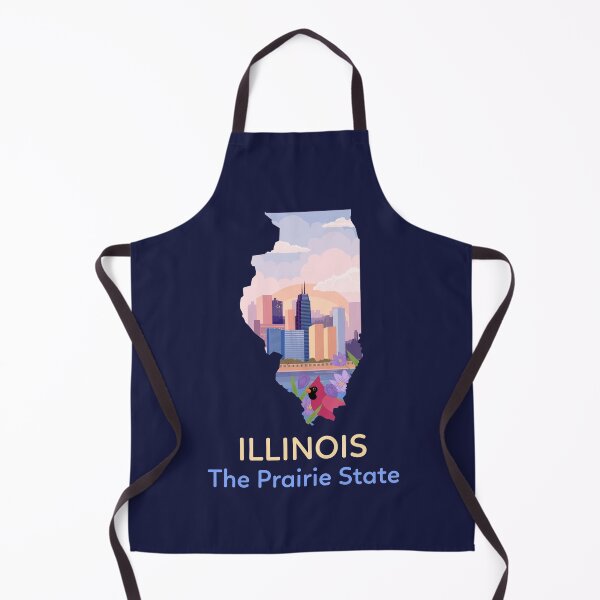 Item preview, Illinois - The Prairie State - Bumper Sticker designed and sold by d1mology.
