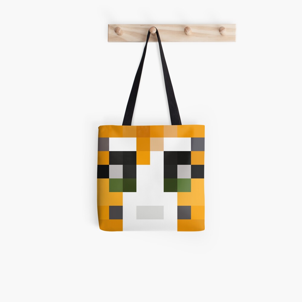 Stampy Minecraft Skin Tote Bag By Youtubedesign Redbubble