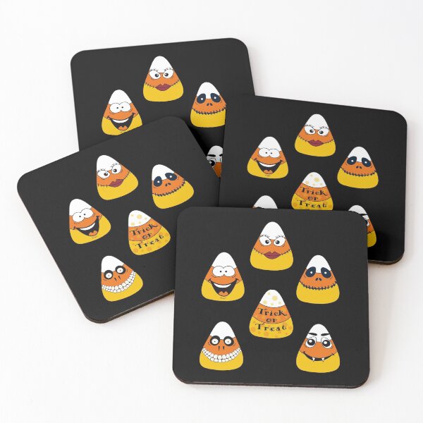 Item preview, Candy corn characters, funny Halloween candies designed and sold by DoodleBugDigits.