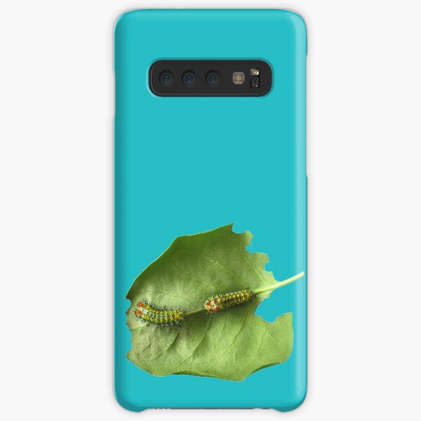 Cecropia Caterpillar Eating Leaf Samsung Galaxy Snap Case