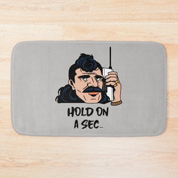Item preview, Hold On a Sec. Old Mobile Phone. Analog. Funny. Light Background designed and sold by shirtdan.