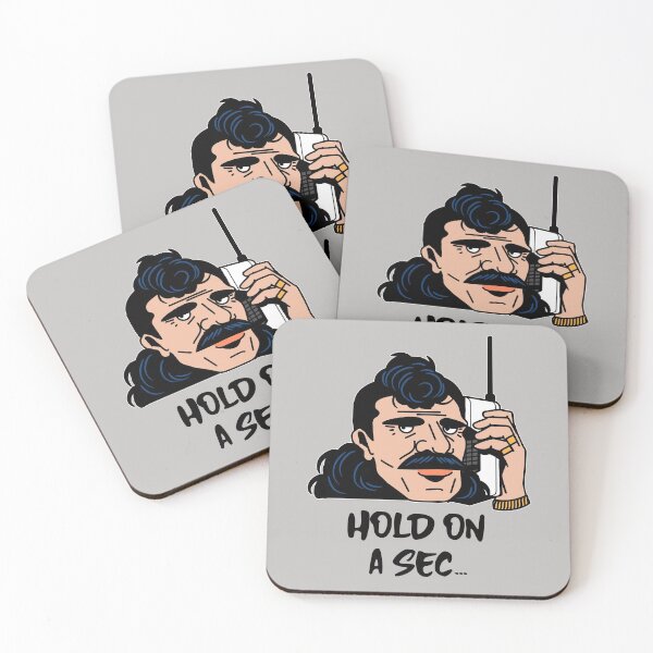 Item preview, Hold On a Sec. Old Mobile Phone. Analog. Funny. Light Background designed and sold by shirtdan.