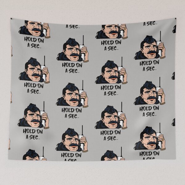 Item preview, Hold On a Sec. Old Mobile Phone. Analog. Funny. Light Background designed and sold by shirtdan.