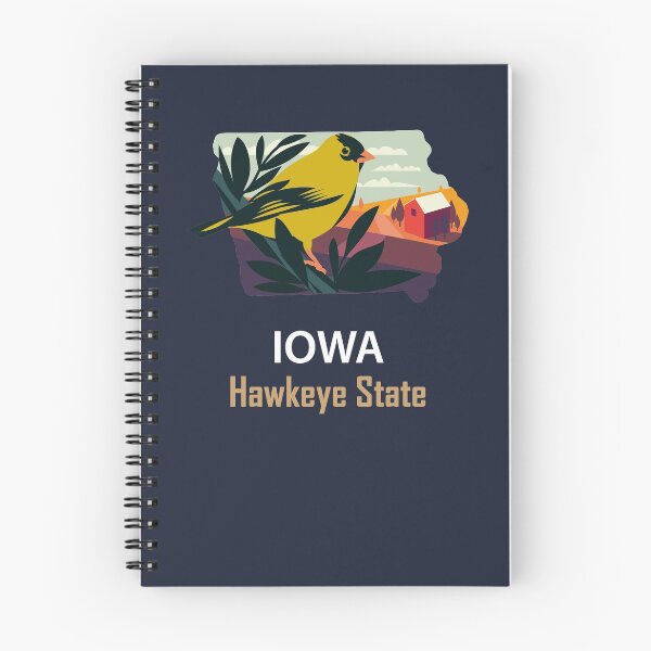 Item preview, Iowa - The Hawkeye State - Bumper Sticker designed and sold by d1mology.