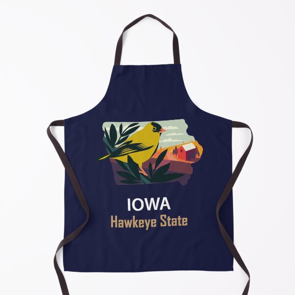 Item preview, Iowa - The Hawkeye State - Bumper Sticker designed and sold by d1mology.