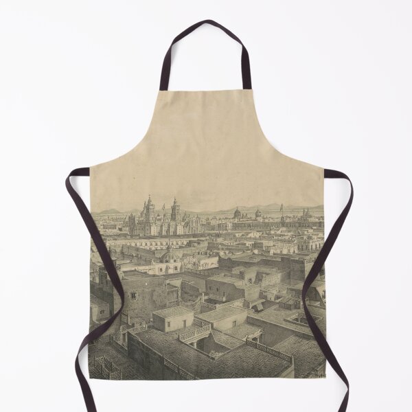 Item preview, Vintage Pictorial Map of Mexico City (1845) designed and sold by BravuraMedia.