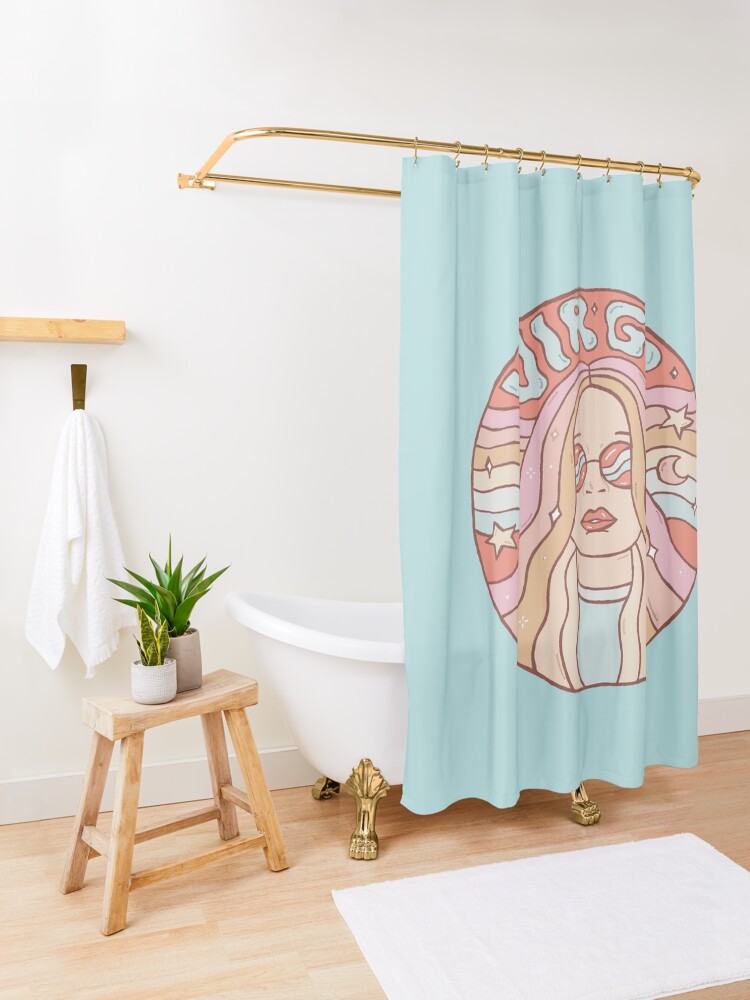Alternate view of Virgo Shower Curtain