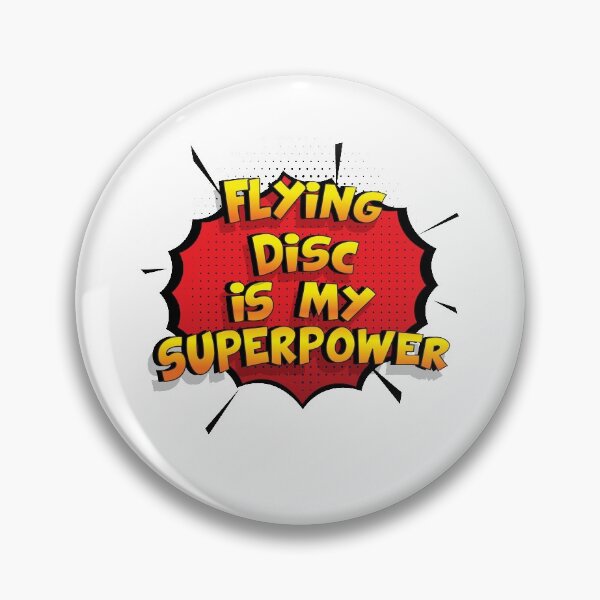 Item preview, Flying Disc is my Superpower Funny Design Flying Disc Gift designed and sold by Custom365.