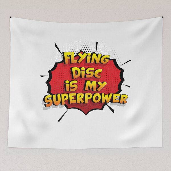 Item preview, Flying Disc is my Superpower Funny Design Flying Disc Gift designed and sold by Custom365.