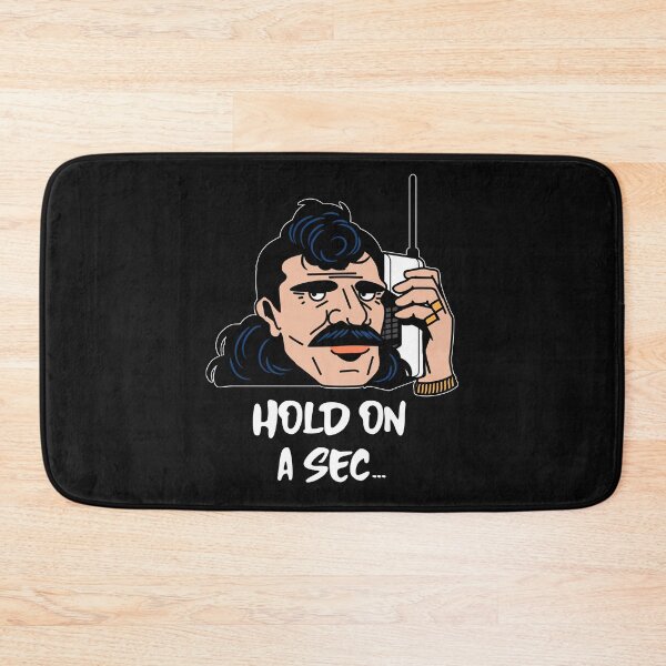 Item preview, Hold On a Sec. Old Mobile Phone. Analog. Funny. Dark Background designed and sold by shirtdan.