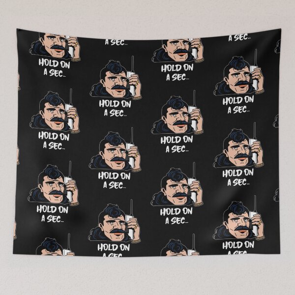 Item preview, Hold On a Sec. Old Mobile Phone. Analog. Funny. Dark Background designed and sold by shirtdan.