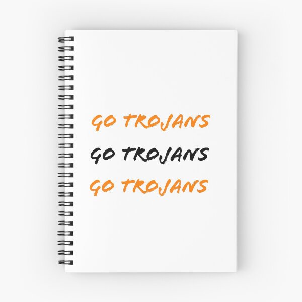 Item preview, “Go Trojans” Orange/Black Print designed and sold by Candace Offman.