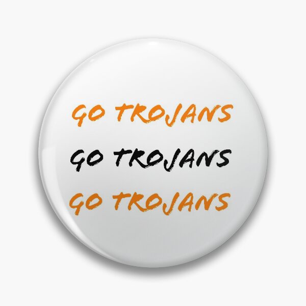 Item preview, “Go Trojans” Orange/Black Print designed and sold by Candace Offman.