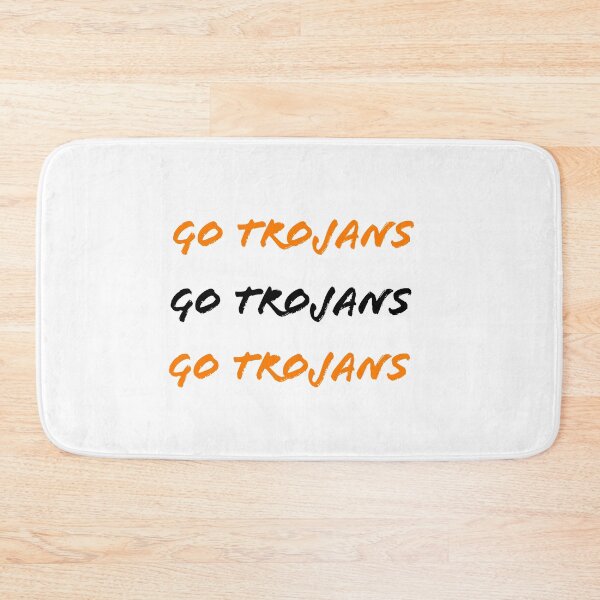 Item preview, “Go Trojans” Orange/Black Print designed and sold by Candace Offman.