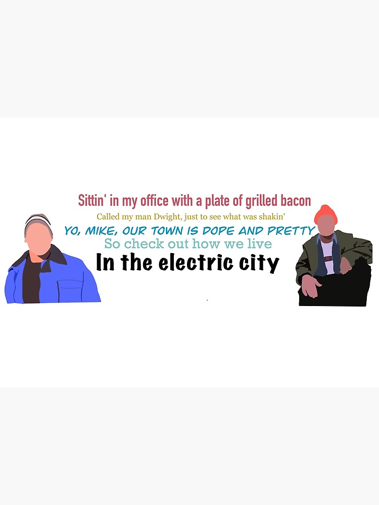 "The Electric City The Office" Poster by kaylage Redbubble