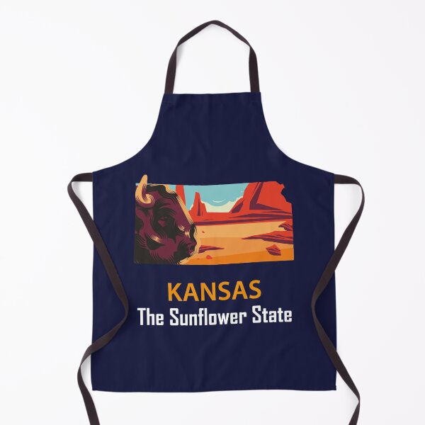 Item preview, Kansas - The Sunflower State - Bumper Sticker designed and sold by d1mology.