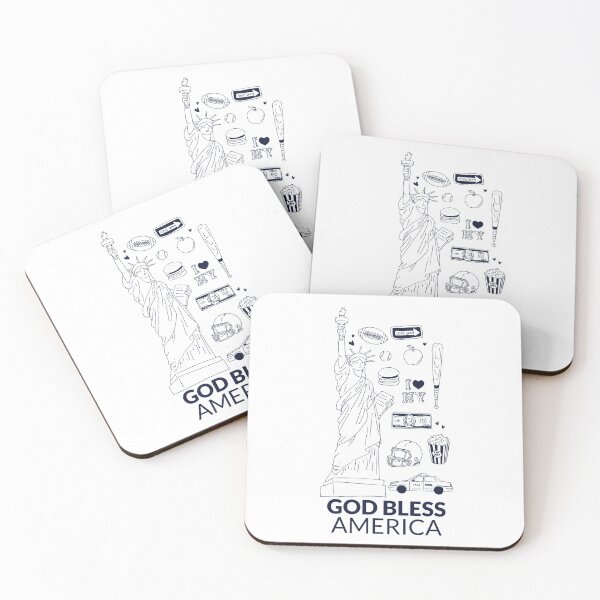 Item preview, God Bless America | Doodle designed and sold by modernzen.